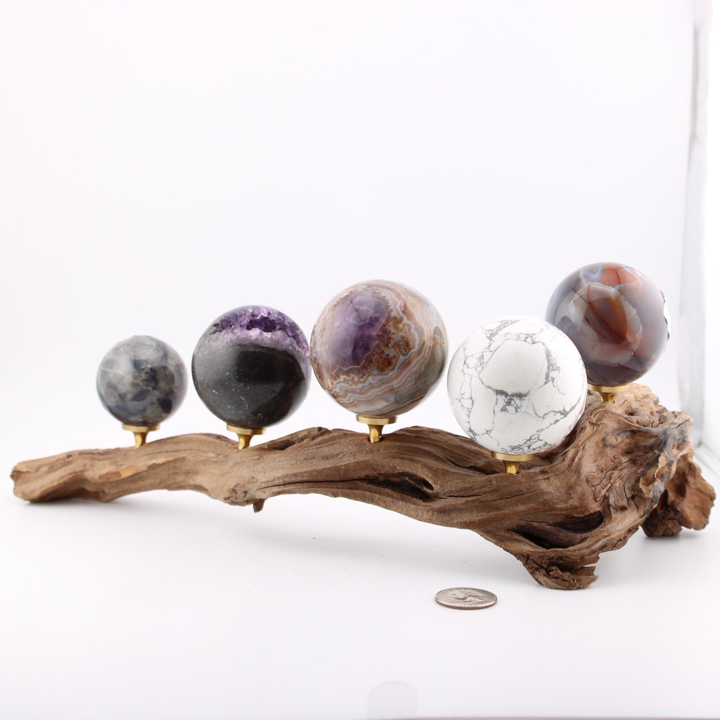 Driftwood Sphere Holder