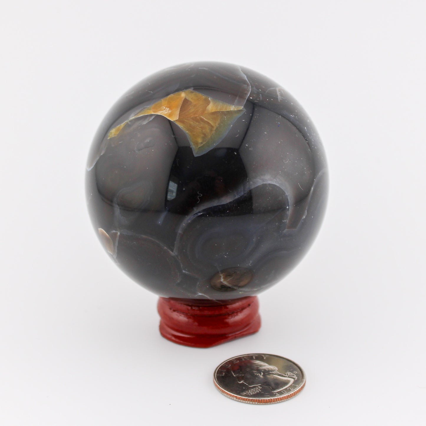 Volcano Agate Sphere