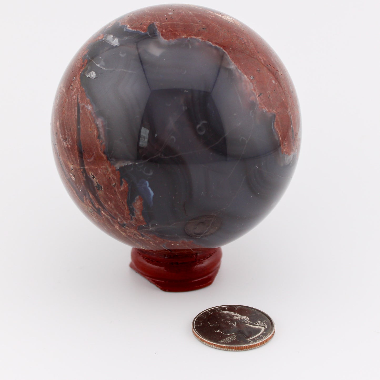 Volcano Agate Sphere