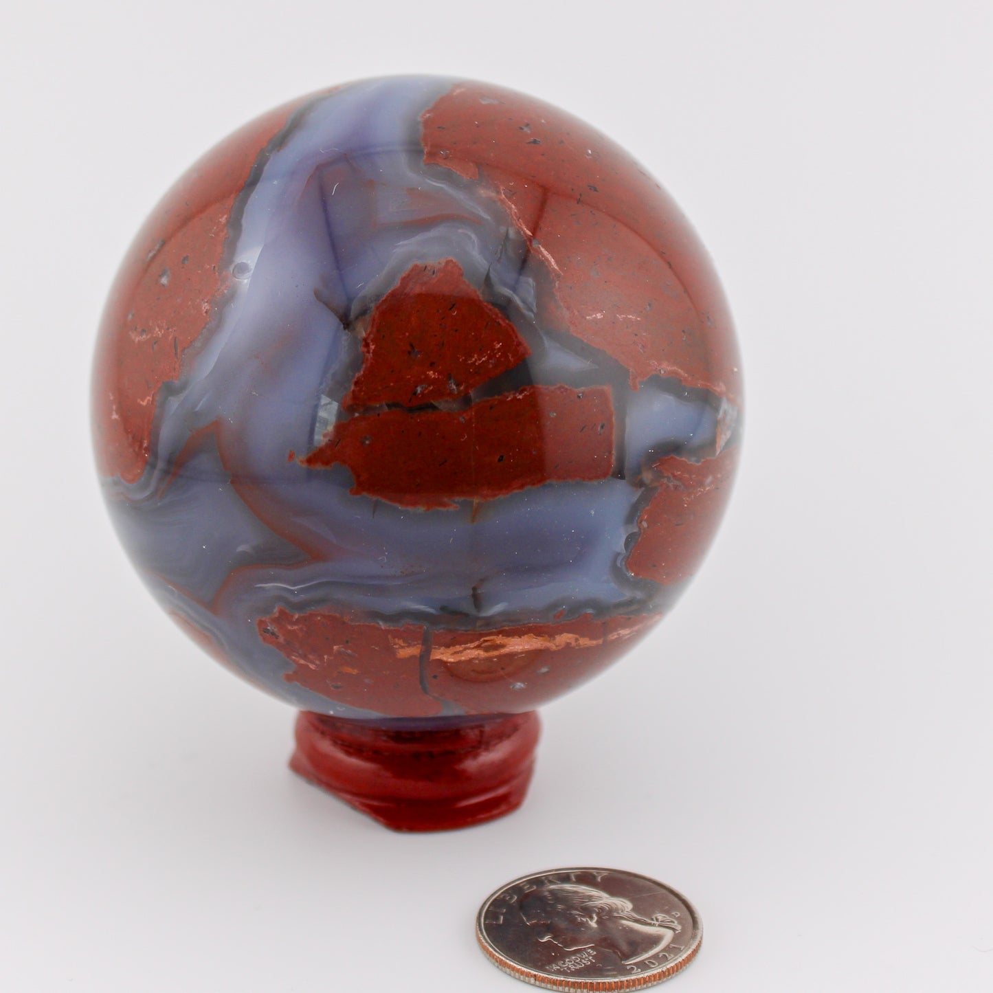 Volcano Agate Sphere