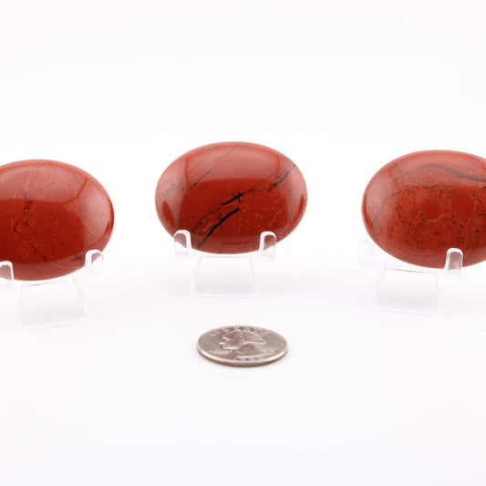 Red Jasper Palm Stone