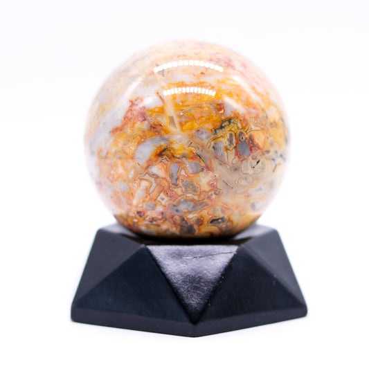Black Geometric Sphere Holder