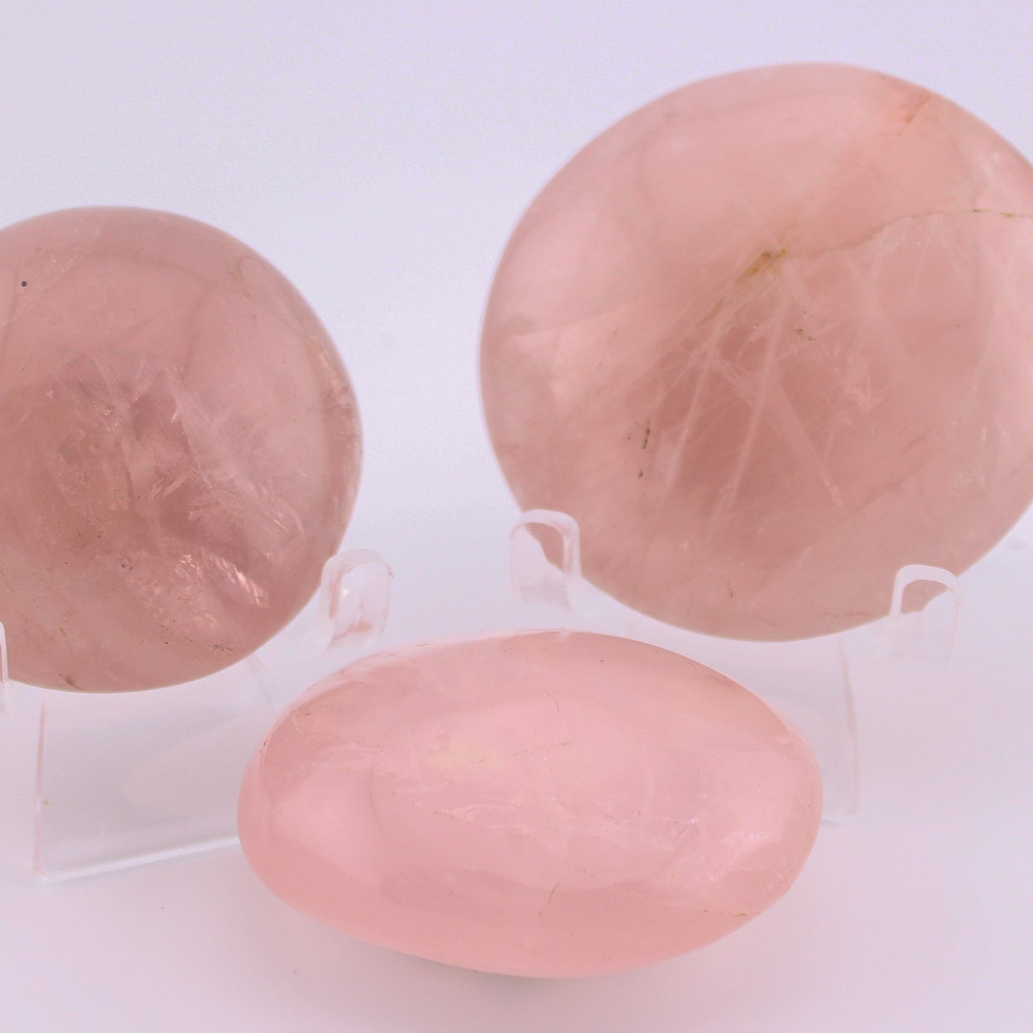 Rose Quartz Palm Stone