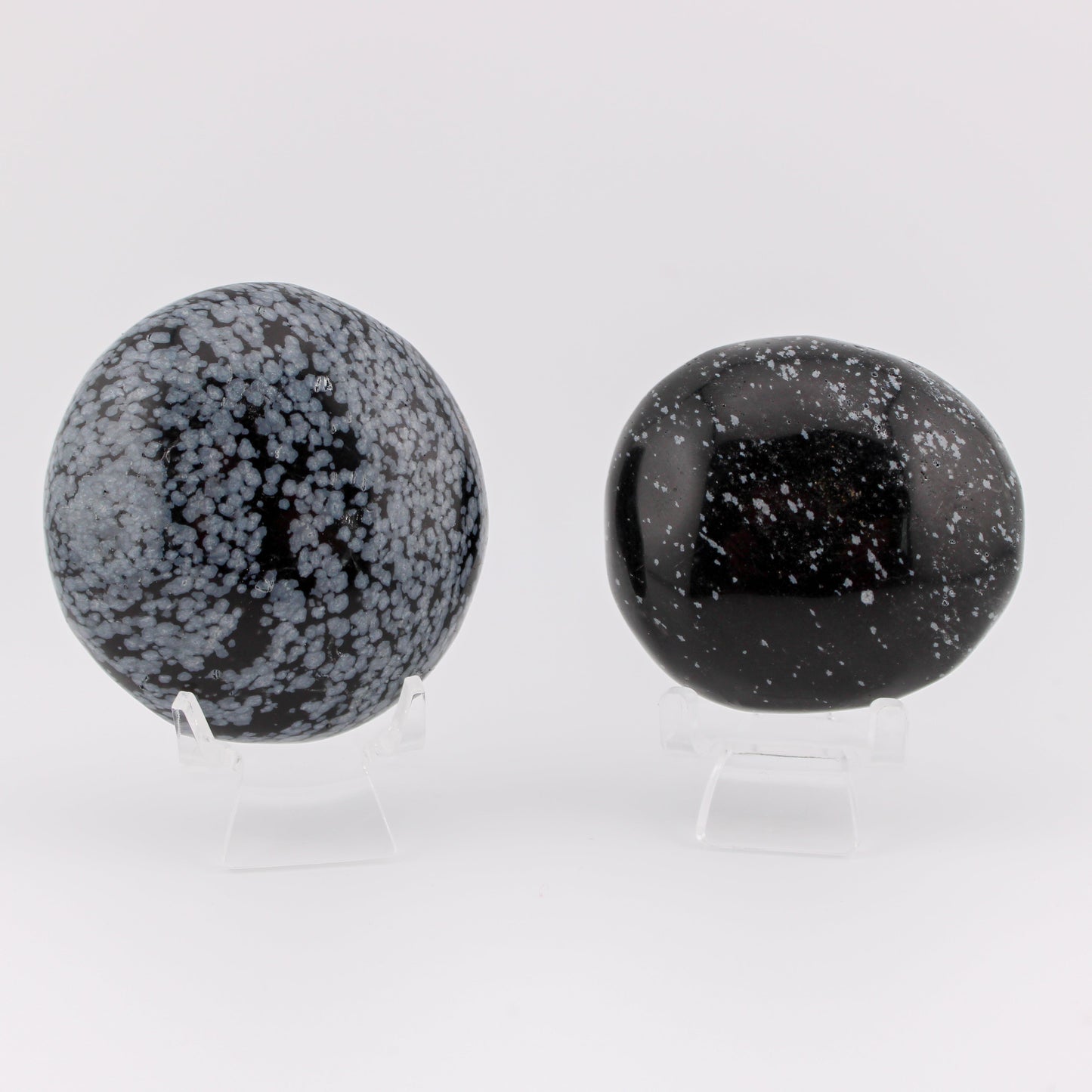 Snowflake Obsidian Palm Stone