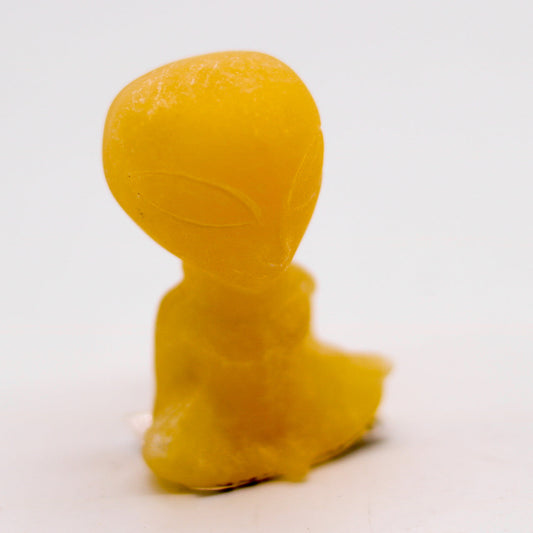 Orange Calcite Alien