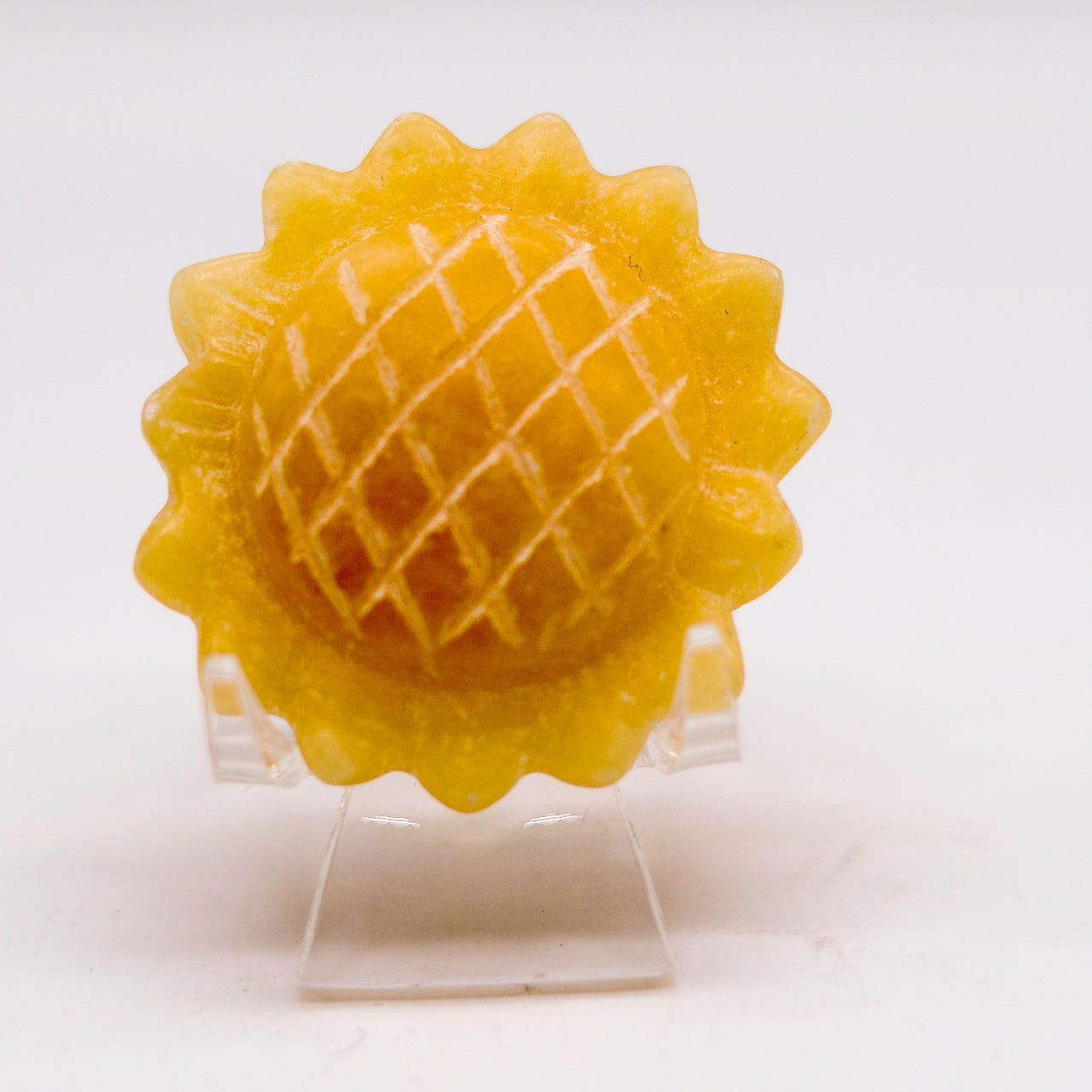 Orange Calcite Sunflower