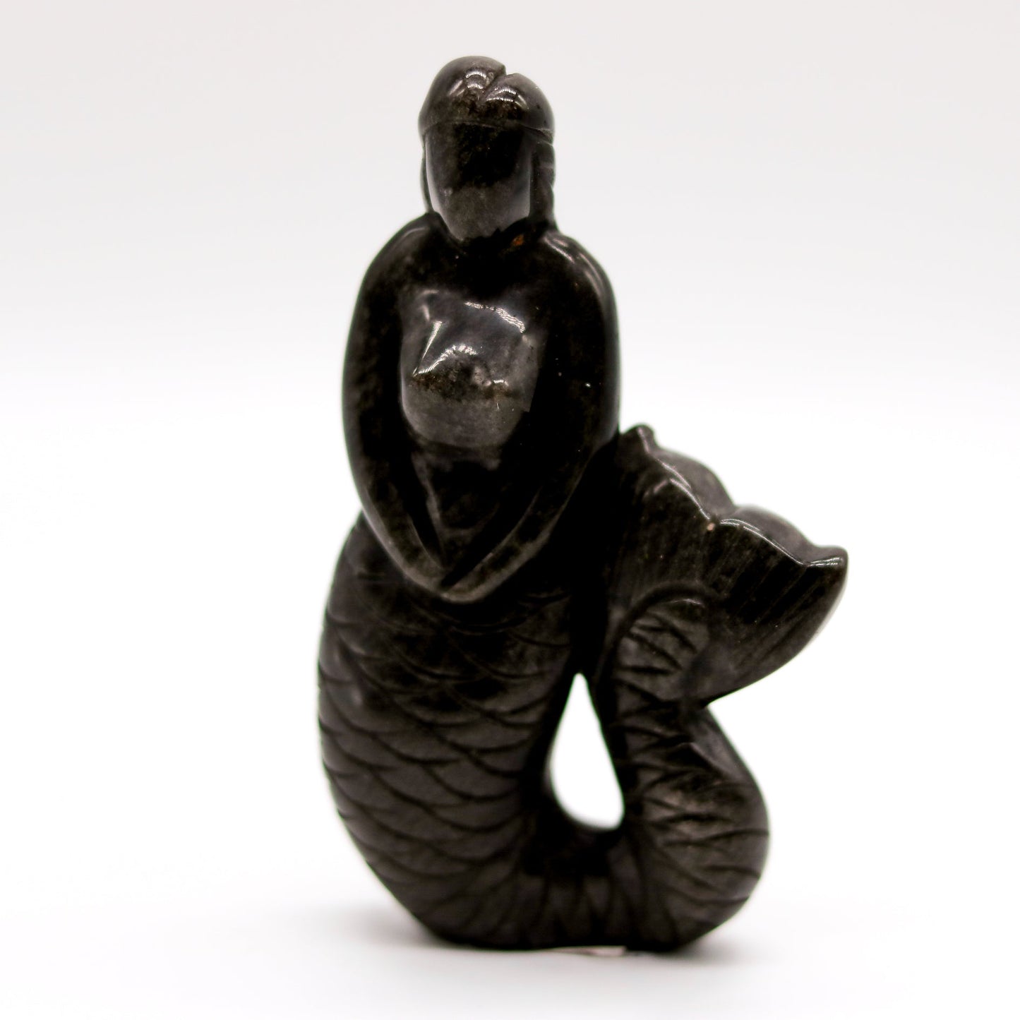 Silver Sheen  Obsidian Mermaid