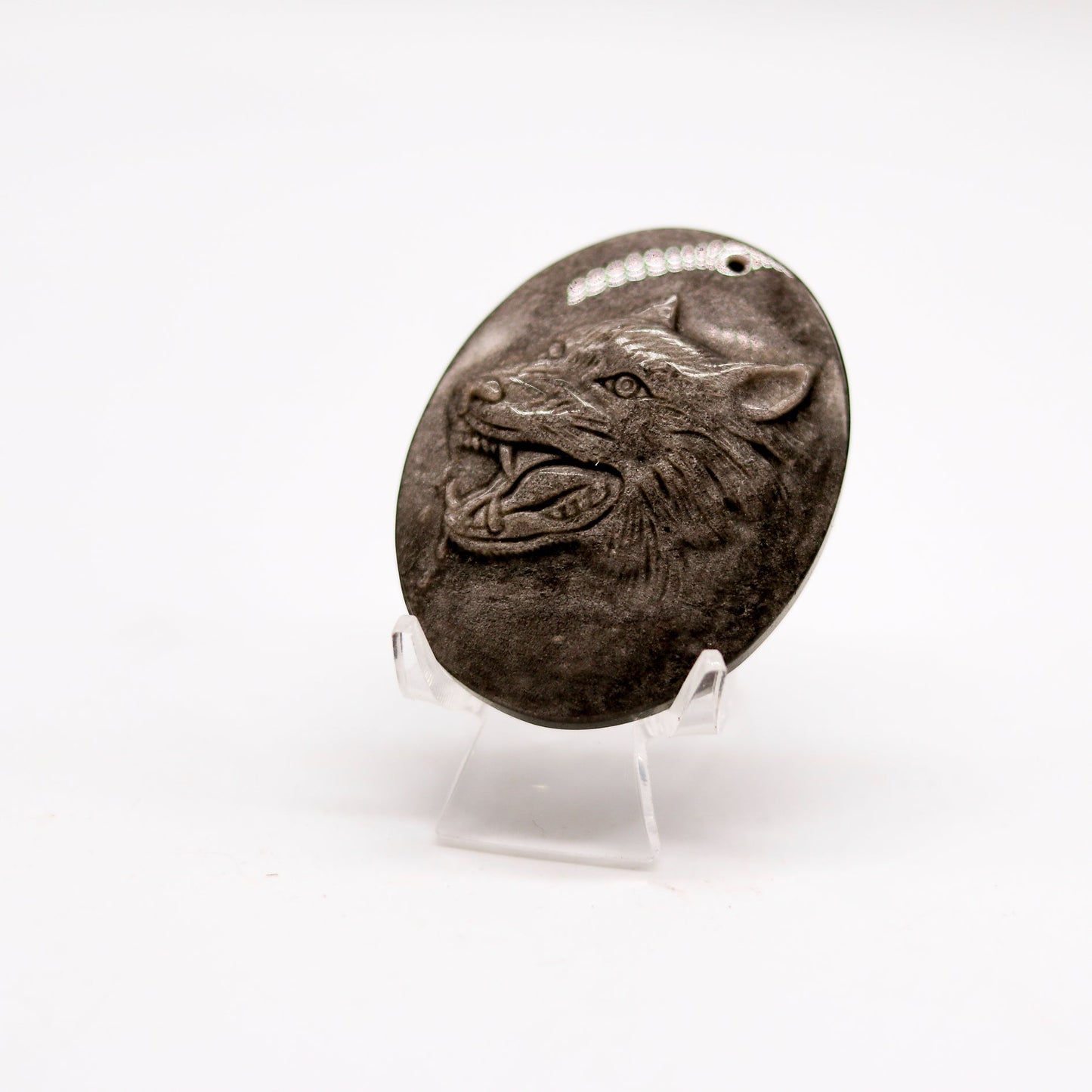 Silver Sheen  Obsidian Wolf