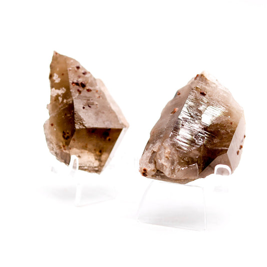 Smoky Quartz And Garnet  Raw